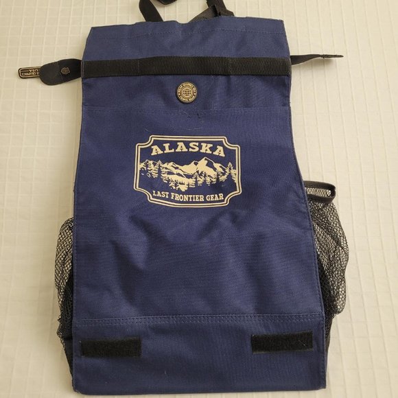 Polar Graphics collapsible wheeled travel bag. Alaska last frontier gear. - Picture 4 of 10